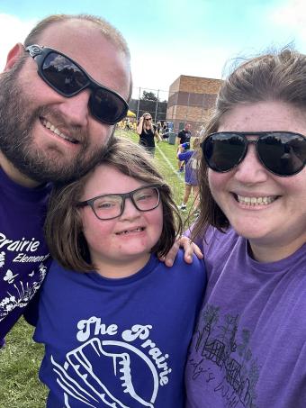 parents with their child