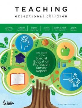 Image of the cover of Teaching Exceptional Children journal publication