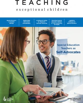 TEACHING Exceptional Children Journal Teachers as Self-Advocates Issue (Volume 53, Issue 3)